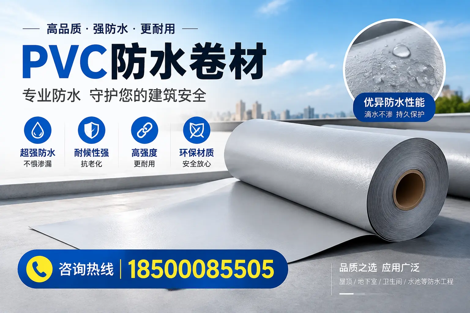 可克达拉地区pvc防水卷材的市场现状与发展趋势